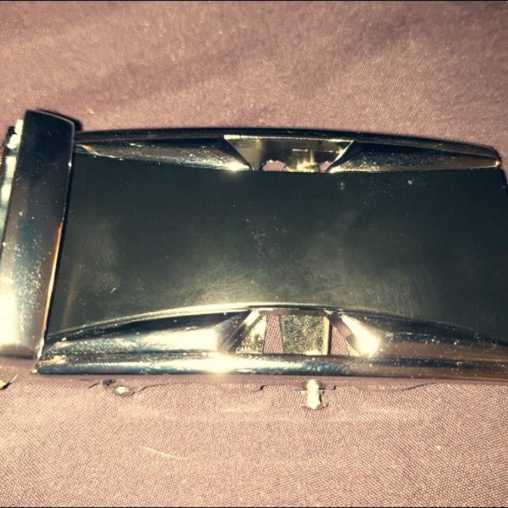 Men’s Brown Leather Dress Belt Auto Rachet Click